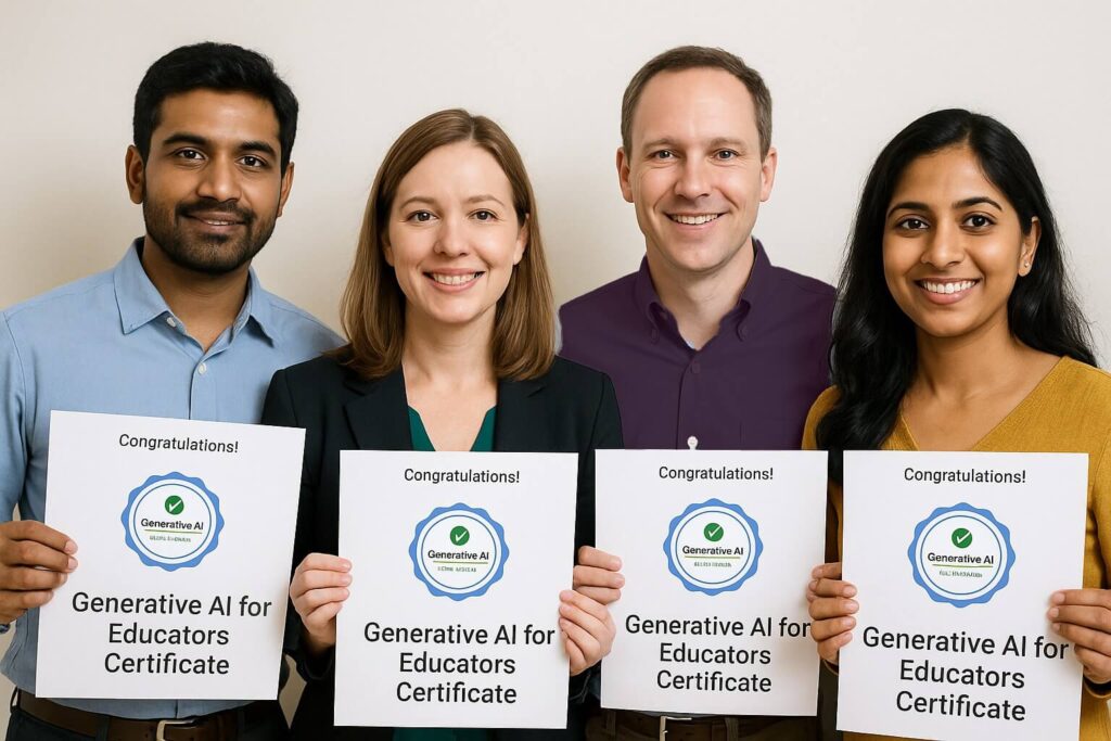 Generative AI certified educator